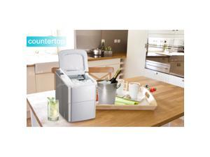 Countertop Ice Maker Machine, Portable Compact Automatic Ice Maker with Scoop and Basket, Perfect for Home/Kitchen/Office/Bar Mixed Drinks Countertop Ice Maker Machine, Portable Compact Automatic Ice Maker with Scoop and Basket, Perfect for Home/Kitchen/Office/Bar Mixed Drinks