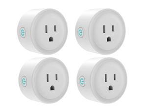 Giant Base Smart Plug, Smart WiFi Outlet Works with Alexa and Google Home, 2.4G WiFi Only, No Hub Required, Remote Control Your Home Appliances from Anywhere, ETL and FCC Listed 4 Pack Giant Base Smart Plug, Smart WiFi Outlet Works with Alexa and Google Home, 2.4G WiFi Only, No Hub Required, Remote Control Your Home Appliances from Anywhere, ETL and FCC Listed 4 Pack