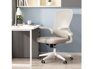 Hbada Office Chair, Ergonomic Desk Chair, Computer Mesh Chair with Lumbar Support and Flip-up Arms, Grey