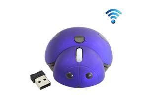 3000 DPI 3-keys Mini Ladybug 2.4G Wireless Mouse Personalized Wireless Mouse
