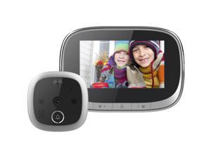 Video Doorbell Camera, SF550 4.3 inch Screen 1.0MP Security Digital Door Viewer with 12 Polyphonic Music, Support PIR Motion Detection & Infrared Night Vision & 145 Degrees Wide Angle & TF C