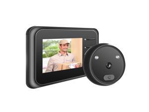 Video Doorbell Camera, R11 2.4 inch TFT LCD Display Night Vision Photo Video Electronic Cat Eye Doorbell