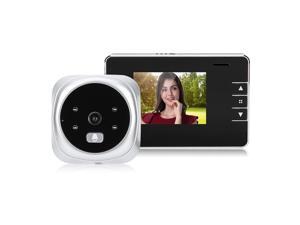 Video Doorbell Camera, 2.8Y 2.8 inch Screen 0.3MP Security Camera Peephole Viewer Digital Peephole Door Bell