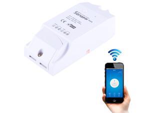 Sonoff TH10 DIY 10A Temperature and Humidity Module Remote Control WiFi Smart Switch for Smart Home, Support iOS and Android