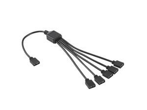 3 Pin 5V 1 to 5 Motherboard AURA RGB PC Cooling Extension Cable for Asus Computer peripheral accessories 3 Pin 5V 1 to 5 Motherboard AURA RGB PC Cooling Extension Cable for Asus Computer peripheral accessories