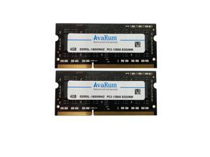 8GB (2X4GB) DDR3L-1600Mhz (PC3L 12800) SODIMM 1Rx8 Black Memory for Laptops by Avarum Ram 8GB (2X4GB) DDR3L-1600Mhz (PC3L 12800) SODIMM 1Rx8 Black Memory for Laptops by Avarum Ram