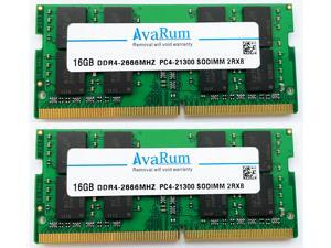 32GB KIT (2X16GB) DDR4-2666Mhz (PC4-21300) SODIMM 2Rx8 Memory for Laptops Notebooks by Avarum Ram