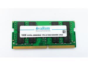 16GB DDR4-2666Mhz (PC4-21300) SODIMM 2Rx8 Memory for Laptops Notebooks by Avarum Ram