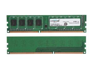 Mémoire Crucial CT2K51264BD160B 8Go Kit DDR3L, 1600 MT/s, PC3L-12800, DIMM, 240-Pin 4Gox2 