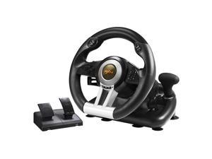 PXN PC Racing Wheel V3II 180 Degree Universal Usb Car Sim Race Steering Wheel with Pedals for PS3PS4Xbox OneXbox Series XSSwitch Black