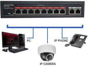 FGSW-1816HPS 16-Port 10/100TX 802.3at PoE + 2-Port Gigabit TP/SFP Combo Web  Smart Ethernet Switch - Planet Technology USA