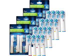 Replacement Brush Heads Compatible With Oral B Double Clean Design Pack of 16 Generic Electric Toothbrush Replacement Heads Fits Oralb Pro 7000 1000 8000 9000 1500 5000 Kids Vitality  More