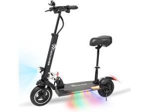 EVERCROSS Electric Scooter, Electric Scooter for Adults with 500W Motor, Up to 28MPH & 25 Miles, Electric Scooter Adults with Dual Braking System, Folding Electric Scooter Offroad with 10'' Solid Tire
