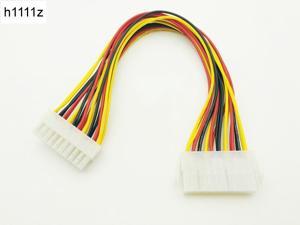 20 Pin Male to 20Pin Female Internal PC PSU Power Adapter ATX Extension Cable Connector Motherboard 20P Power Supply for Desktop 20 Pin Male to 20Pin Female Internal PC PSU Power Adapter ATX Extension Cable Connector Motherboard 20P Power Supply for Desktop