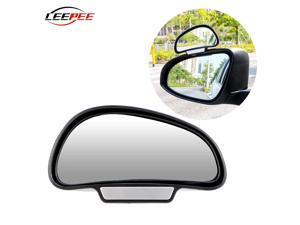 Wide Angle Convex Rear View Mirror Car Rearview Auxiliary Blind Spot Parking Monitor Assistance Kit Adjustable Auto Accessories
