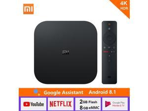 Xiaomi Mi Box S Smart TV Box Android 9.0 4K Ultra HD HDR 2G 8G WiFi Google Cast Netflix Media Player Smart Control Set Top Box