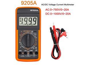 AC DC Voltage Current Multimeter 7501000V Voltmeter Resistance Capacitance Multimetro Digital Profesional HFE Diode Tester