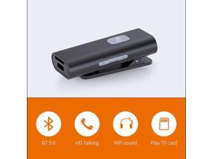 Vehicle Bluetoothcompatible Receiver 50 Wireless Audio Receptor Portable Adapter 35mm AUX Jack for Speaker Headphone with Mic