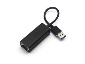 USB Ethernet Adapter USB 30 Network Card to RJ45 1000Mbps Lan for PC Windows 10 Xiaomi Mi Box 3S Nintend Switch Ethernet USBBlack