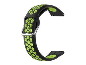 Watch Replacement Band Bracelet Smart Accessories for Samsung Galaxy Watch 4 Classic 42mm Samsung Gear SportBlack Lime