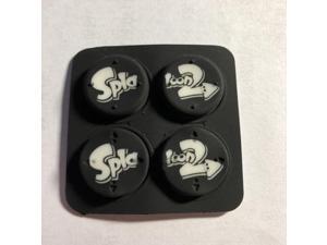 Silicone Thumb Stick Grip Caps Analog Joystick Cover Case For Switch Splatoon 2 Game NS JoyCon Controller JoyCon JoypadWhite