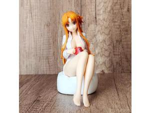 Anime Sword Art Online Sitting Position PVC Action Figure Collectible Model Doll Toy 16cm