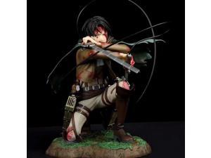 Anime Attack On Titan Battle Damage PVC Action Figure Collectible Model Doll Toy 18cm