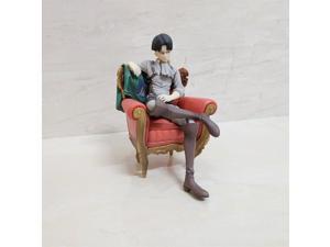 Anime Attack On Titan Sitting Position Sofa PVC Action Figure Collectible Model Doll Toy 12cm