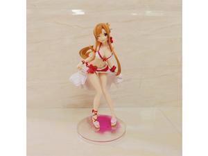 Anime Sword Art Online Swimsuit PVC Action Figure Collectible Model Doll Toy 21cm