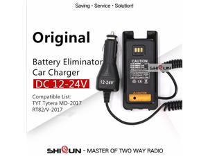 Car Charger Battery Eliminator 12-24V for Retevis RT82 MD-2017 Two Way Radio new 