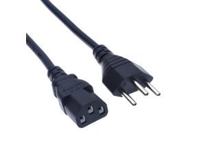 1pcs Swiss Power Cable 3 Pin Prong Switzerland IEC C13 Power Extension Cable 15m For PC Computer Monitor Printer Sony LG TV