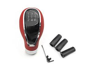 Manual Universal Gear Shift Head Aluminum Alloy Gear Modified Car Gear Shift Head Leather Metal Belt Gear Handball Red Manual Universal Gear Shift Head Aluminum Alloy Gear Modified Car Gear Shift Head Leather Metal Belt Gear Handball Red
