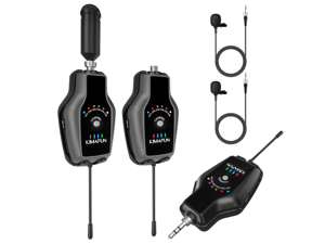KIMAFUN UHF Dual Wireless Microphone System Lavalier Mic/Stand Mic with Rechargeable Transmitter and Receiver, for iPhone, Smartphone, Camera, Vlog Recording, Youtuber, Teaching, PA Speaker KIMAFUN UHF Dual Wireless Microphone System Lavalier Mic/Stand Mic with Rechargeable Transmitter and Receiver, for iPhone, Smartphone, Camera, Vlog Recording, Youtuber, Teaching, PA Speaker