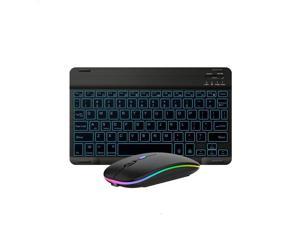 RGB Backlights Bluetooth Keyboard and Mouse Combos Rechargeable Wireless Keyboard Mouse