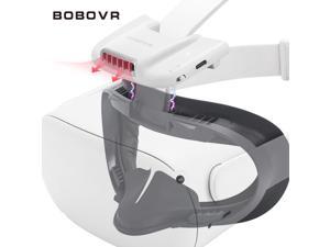 BOBOVR F2 Upgrade Active Air Circulation Facial Interface for Oculus Quest 2 Magnetic Connection Reduce Lens Fogging Soft Pad