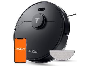 TACKLIFE Robot Vacuum and Mop, LDS Lidar Mapping Robotic Vacuum Cleaner with Self-charging and Large Dustbin, APP & Alexa Voice Control, 2000Pa Strong Suction for Hardwood Floors and Carpets S10 Pro