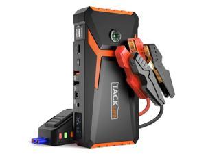 Lithium Car Battery Jump Starter Booster Pack 1600A Car Starter 16000mAh Portable Power Bank Charger with LCD Display QC 3.0 12V Car Battery Booster Jumper Cables for up to 7.2L Gas/8.0L Diesel 