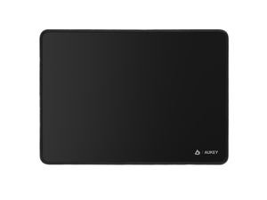 AUKEY Mouse Pad, Gaming Mouse Mat with Smooth Surface, Non-Slip Rubber Base and Anti-Fraying Stitched Edges 13.7” x 9.8”-KM-P1