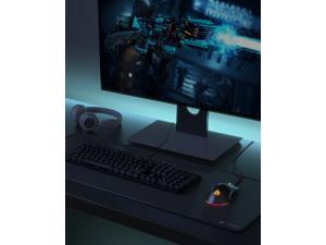 AUKEY Mouse Pad, Gaming Mouse Mat with Smooth Surface, Non-Slip Rubber Base and Anti-Fraying Stitched Edges 31.5” x11.81”KM-P2