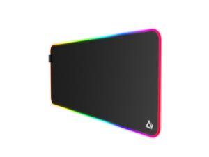 AUKEY RGB Gaming Mouse Pad, Water-Resistant with 11 LED Lighting Effects, Smooth Surface and Non-Slip Rubber Base 35.4 x 15.75 x 0.15 KM-P7