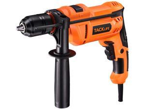 TACKLIFE Hammer Drill 7.5Amp Corded Drill With 3000RPM Variable Speed 1/2 Inch Keyless Chuck Hammer & Drill 2 Mode In 1 For Brick Steel Wood - PID05A TACKLIFE Hammer Drill 7.5Amp Corded Drill With 3000RPM Variable Speed 1/2 Inch Keyless Chuck Hammer & Drill 2 Mode In 1 For Brick Steel Wood - PID05A