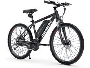 METAKOO 26" Electric Bike Cybertrack 100, 3 Hours Fast Charge, BAFANG 350W Brushless Motor, 36V/10.4Ah Removable Lithium-Ion Battery, Electric Mountain Bike with Shimano 21-Speed and Suspension Fork
