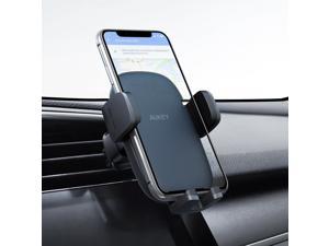 AUKEY Car Phone Holder with Stronger Vent Clip Hands Free Cell Phone Holder for Car Universal Air Vent Car Phone Mount HD-C58
