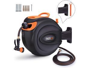 TACKLIFE Hose Reel 65+7 FT Wall Mounted Retractable Garden Hose Reel-Black -GHR4A TACKLIFE Hose Reel 65+7 FT Wall Mounted Retractable Garden Hose Reel-Black -GHR4A TACKLIFE Hose Reel 65+7 FT Wall Mounted Retractable Garden Hose Reel-Black -GHR4A TACKLIFE Hose Reel 65+7 FT Wall Mounted Retractable Garden Hose Reel-Black -GHR4A