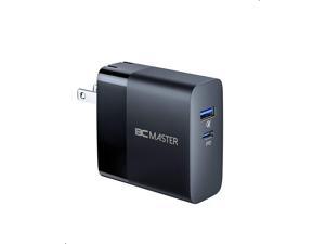 BC MASTER BCMA-002 USB C Charger, Elite Dual Port 64W Wall Charger,PowerPort 2 with PowerIQ and Foldable Plug Delivery 3.0 Quick Charge 3.0 for iPhone 12 / Pro/Max/Mini, iPad, Samsung, Black BC MASTER BCMA-002 USB C Charger, Elite Dual Port 64W Wall Charger,PowerPort 2 with PowerIQ and Foldable Plug Delivery 3.0 Quick Charge 3.0 for iPhone 12 / Pro/Max/Mini, iPad, Samsung, Black