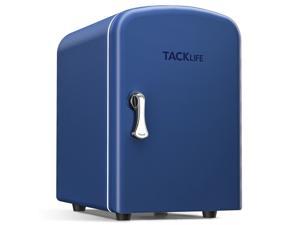TACKLIFE F4 Mini Fridge 4 Liter AC/DC Portable Personal Fridge, Energy Saving Cooler and Warmer Refrigerator for Office, Car, Bedroom, 100% Freon-Free Great for Skincare, Fruit, Food, Medicine