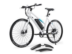MACWHEEL 27.5" Electric Bike, 3 Hours Fast Charge, UL Certified Charger, 350W Brushless Hub Motor, 20mph Top | Macmission 100-White MACWHEEL 27.5" Electric Bike, 3 Hours Fast Charge, UL Certified Charger, 350W Brushless Hub Motor, 20mph Top | Macmission 100-White
