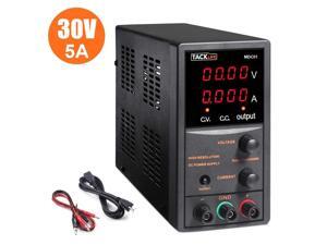 TACKLIFE DC Power Supply Variable, Switching DC Regulated Power Supply with 4 Digital LCD Display (0-30V/0-5A) - MDC01 TACKLIFE DC Power Supply Variable, Switching DC Regulated Power Supply with 4 Digital LCD Display (0-30V/0-5A) - MDC01