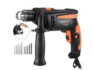 TACKLIFE PID01A-Hammer Drill, 1/2-Inch Electric Drill, 2800 RPM Black and Orange