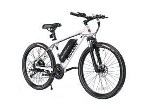 MICLON 26" Electric Bike for Adults, 2X Faster Charge, 350W BAFANG Motor, 20MPH Electric Mountain Bike with 36V 10.4AH Removable Battery, Suspension Fork, LED Display
